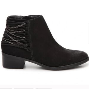 Steve Madden Chilz Black Chain Bootie